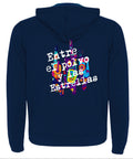 Felpa garzata blu con Zip - NICKDUTTO